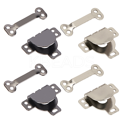 60Pcs 2 Colors Adjustable Alloy Suit Trouser Waist Concealed Button Hooks FIND-HY0004-67-1