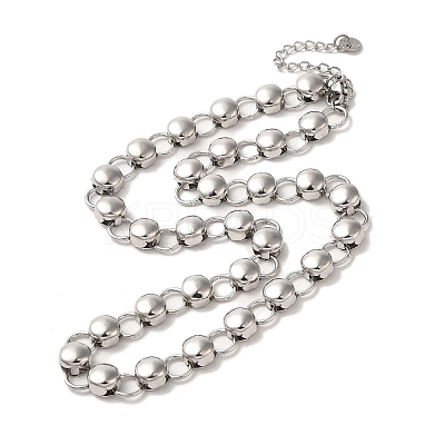Non-Tarnish Handmade 304 Stainless Steel Necklaces NJEW-Q333-02C-01-1