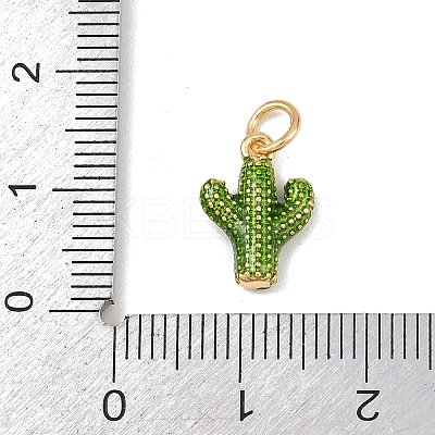 Brass Enamel Pendants X-KK-P339-22G-02-1