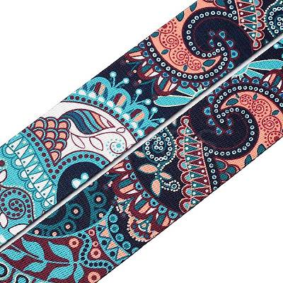 Ethnic Style Double-Sided Polyester Ribbon OCOR-WH0077-42D-1