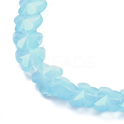 Imitation Jade Glass Beads Strands EGLA-L045-I-A05-1