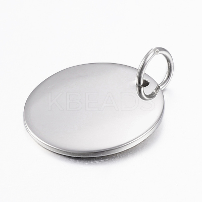 Tarnish Resistant Smooth Surface 304 Stainless Steel Pendants STAS-H424-26P-1