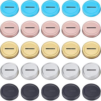 Tinplate Coin Slot Bank Lids FIND-FG0001-06-1