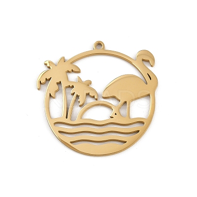201 Stainless Steel Pendants LS-STAS-I344-03G-1