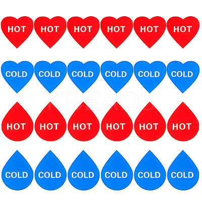 16 Pairs 2 Style Acrylic Public Signs DIY-FH0008-28B-1