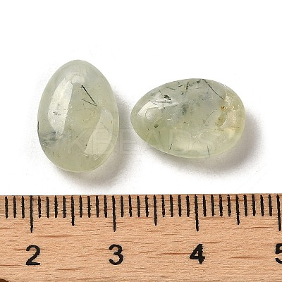 Natural Prehnite Teardrop Charms G-M410-01-11-1