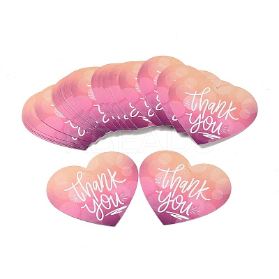 Coated Paper Thank You Greeting Card DIY-C070-01A-1