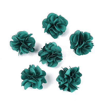 Polyester Fabric Flowers FIND-ZX004-11-12-1