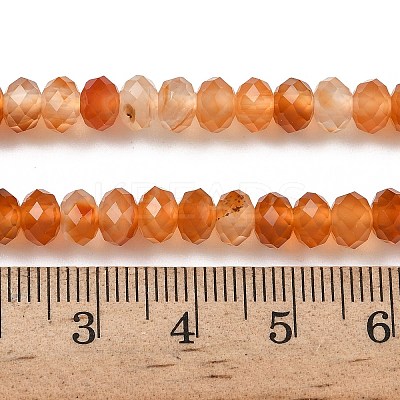 Natural Banded Agate Beads Strands G-D344-A34-03-1