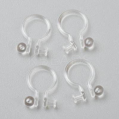 Plastic Clip-on Earring Findings KY-P001-10E-1
