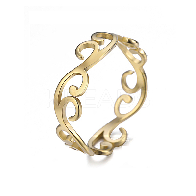 304 Stainless Steel Finger Rings for Women FS-WGFE90D-07-1