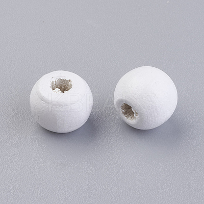 Natural Wood Beads WOOD-Q030-56G-1