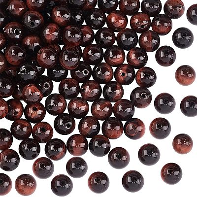 2 Strand Natural Red Tiger Eye Beads Strands G-OC0002-20-1