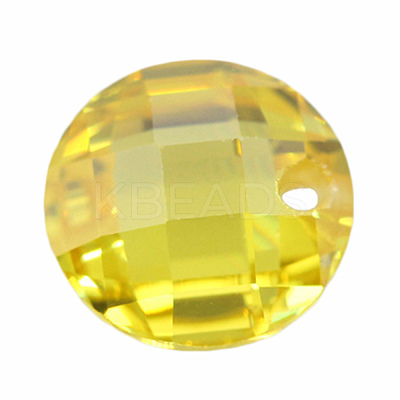 Cubic Zirconia Charms ZIRC-H116-08C-1