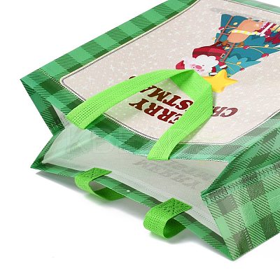 Christmas Theme Laminated Non-Woven Waterproof Bags ABAG-B005-02B-02-1