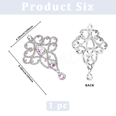 Plastic & Resin Rhinestone Sewing Decorate DIY-WH20032-38S-02-1