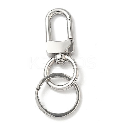 304 Stainless Steel Keychain Rings STAS-H238-02P-1