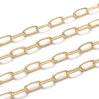 Brass Paperclip Chains CHC-I036-26G-1