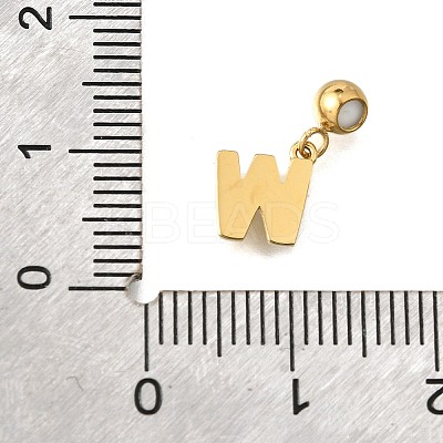 304 Stainless Steel Rhinstone Pendant STAS-H202-50G-W-1