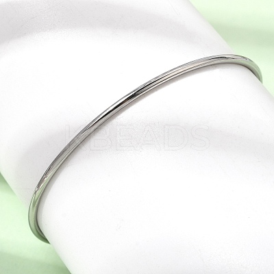 2MM 304 Stainless Steel Bangles for Women SA-CBA37BC-23A-P-1
