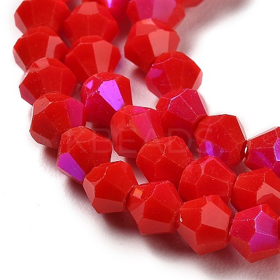 Opaque Solid Color Imitation Jade Glass Beads Strands LS-EGLA-A039-P4mm-L02-1