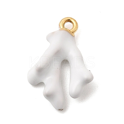 304 Stainless Steel Enamel Pendants STAS-P431-32G-03-1