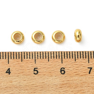 SHEGRACE Rondelle Brass Beads XGRPCU920-244G-1