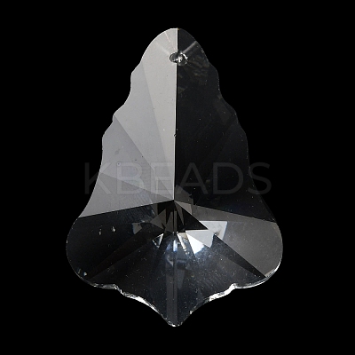 Transparent Glass Pendants GLAA-R223-15-1