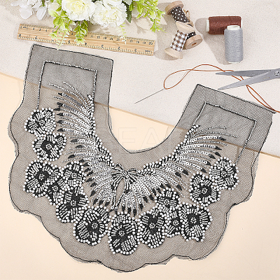 Butterfly & Flower Lace Detachable False Collars DIY-WH0899-715-1