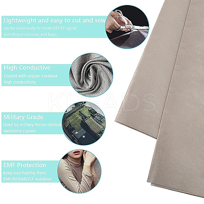 EMF Protection Fabric AJEW-WH0314-712D-01-1