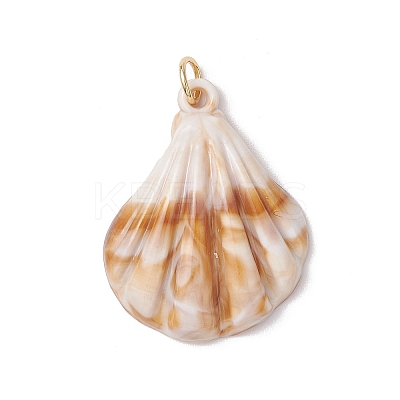 30Pcs 10 Styles Acrylic Pendants PALLOY-JF03989-02-1