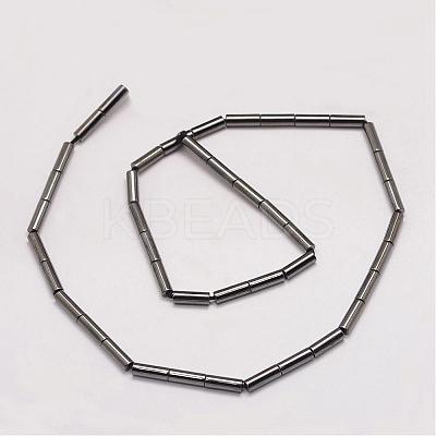 Grade AA Magnetic Synthetic Hematite Bead Strands G-P258-13-B-1