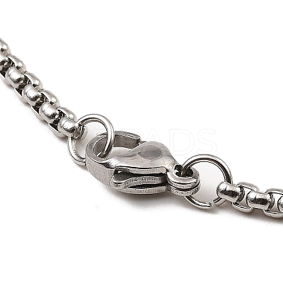 Non-Tarnish 201 Stainless Steel Pendant Necklaces LS-NJEW-B095-04-1