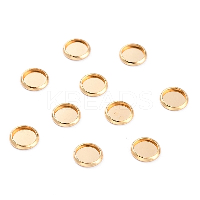 304 Stainless Steel Cabochon Settings STAS-Y001-12A-G-1