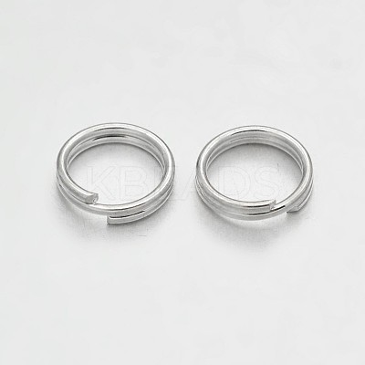 Brass Split Rings X-KK-E647-10S-6mm-1