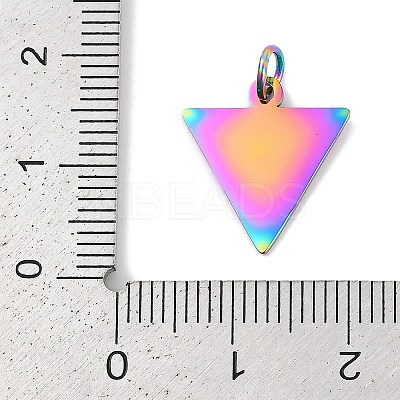 Ion Plating(IP) 304 Stainless Steel Pendants LS-STAS-I311-22RC-1