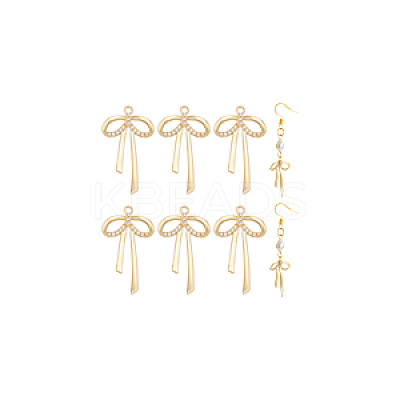 8Pcs Brass Micro Pave CLear Cubic Zirconia Pendant
s FIND-BC0013-56-1