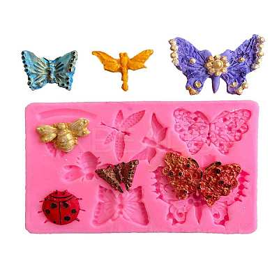 DIY Butterfly/Dragonfly/Bees/Ladybug Food Grade Silicone Molds SIMO-H011-02-1