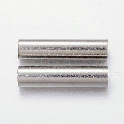 Tarnish Resistant 304 Stainless Steel Tube Beads LS-STAS-P128-08-1