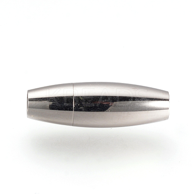 Tarnish Resistant 304 Stainless Steel Magnetic Clasps with Glue-in Ends LS-STAS-Q211-31A-1