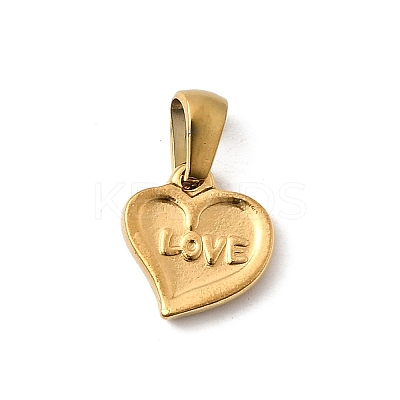 304 Stainless Steel Charms STAS-B094-09G-1