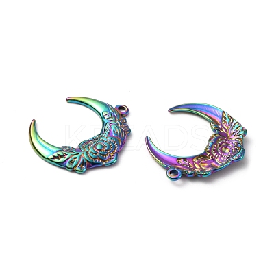 304 Stainless Steel Pendants STAS-WH0029-58M-1