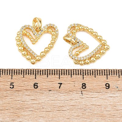 Brass Micro Pave Cubic Zirconia Pendants KK-I475-05G-05-1