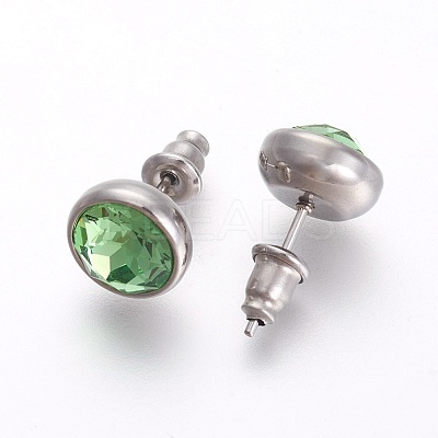304 Stainless Steel Stud Earrings EJEW-F182-A09-1
