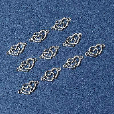 10Pcs Alloy Crystal Rhinestone Links/Connectors ALRI-FS0001-02P-1