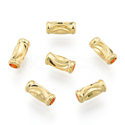 Brass Tube Beads KK-N259-60-1