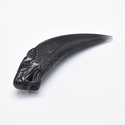 Natural Ice Rainbow Obsidian Big Pendants G-P360-11-1