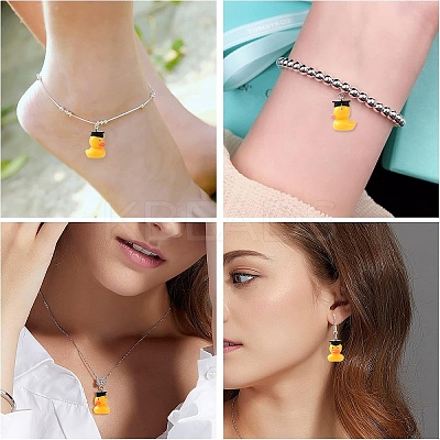 10Pcs Graduation Theme Resin Pendants RESI-YW0004-71-1