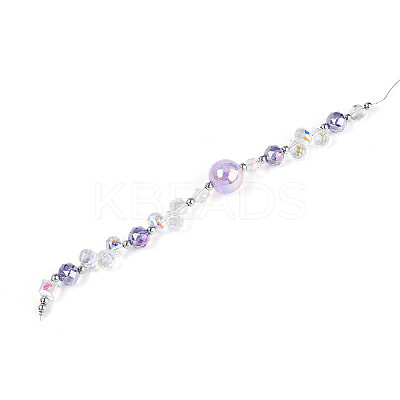 Glass and Acrylic and CCB Beads Strands MAK-T011-05B-1