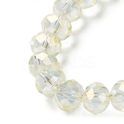 Electroplate Transparent Glass Beads Strands EGLA-A034-T2mm-T16-1